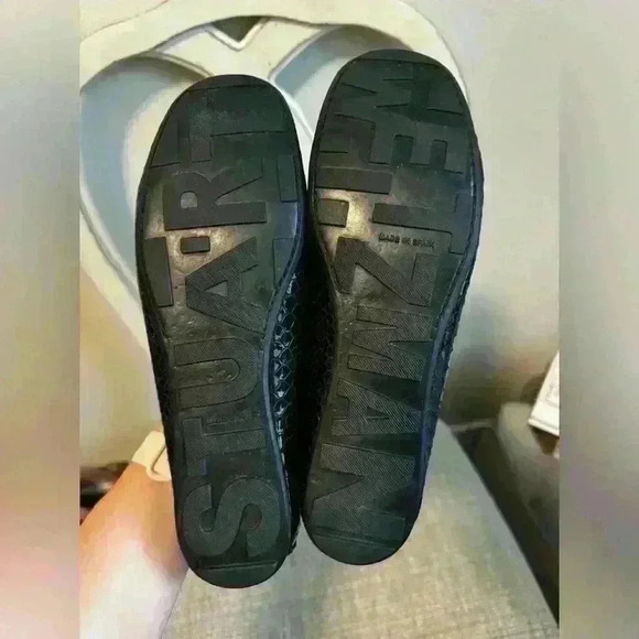 Stuart Weitzman Snakeskin Loafers Size 8M - Picture 7 of 9